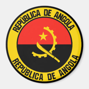 Íman Angola Round Emblem