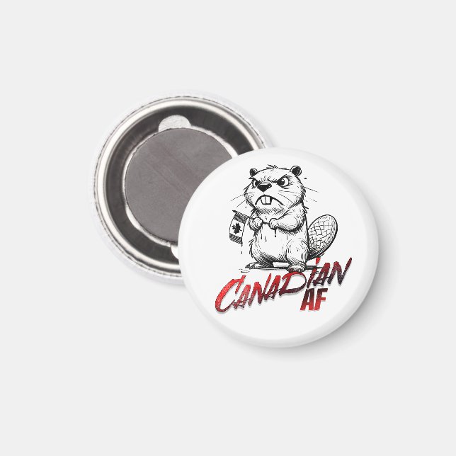 Íman Angry Beaver Canadian AF (Front/Back)
