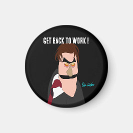 Íman Angry boss - Get back to work ! puppet