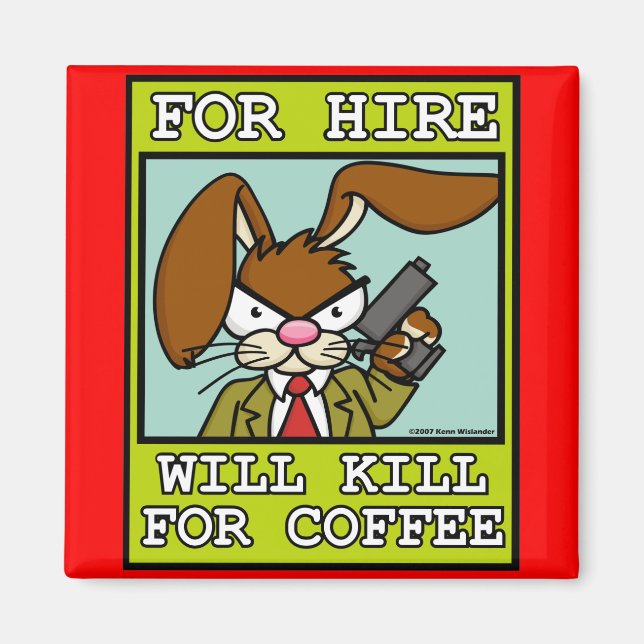 Íman Angry Bunny Magnet 4 (Frente)