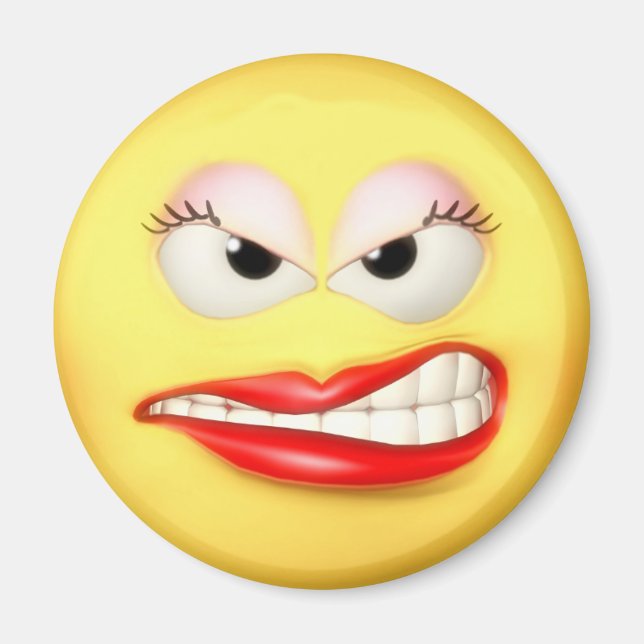 Íman Angry Girl Magnet (Frente)