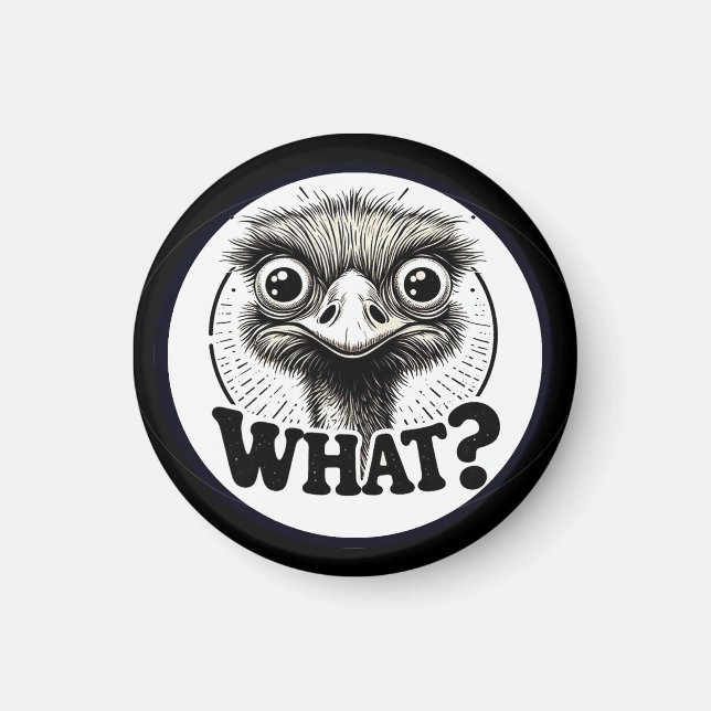 Íman "Angry What Emu" Magnet (Frente)