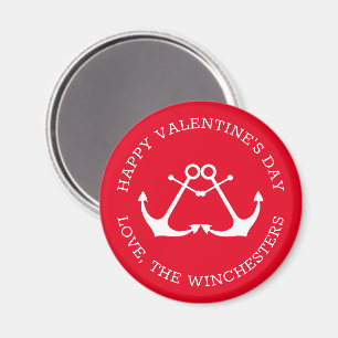 Íman Ângulos náuticos personalizados vermelhos do fel