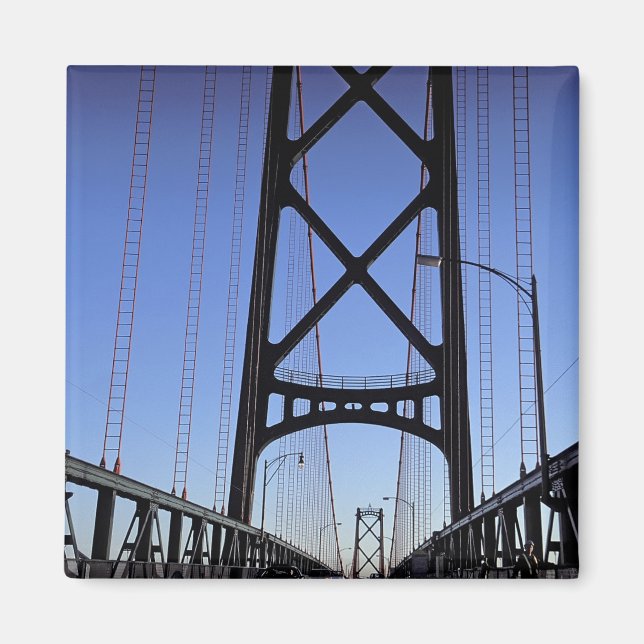 Íman Angus L Macdonald Bridge, Halifax, Nova (Frente)