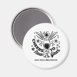 Íman Animação a uma Design de Celebração de Ano Novo