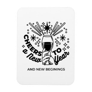 Íman Animação a uma Design de Celebração de Ano Novo