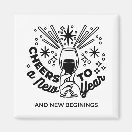 Íman Animação a uma Design de Celebração de Ano Novo