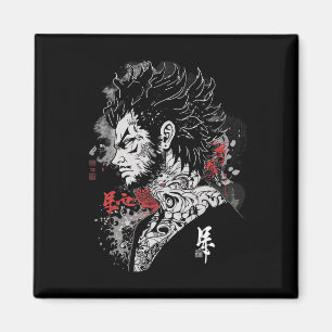 Íman Animação de Ilustração do Anime Manga Motif