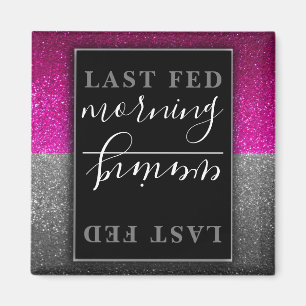 Íman Animais Cachorros Cães Glitter Lembrete da Comida