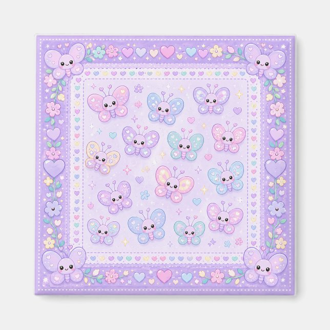 Íman Animais de Estimação de Lavanda (Frente)