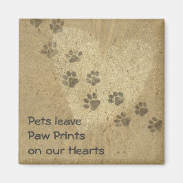 Íman Animais de estimação deixam impressões de pata em 