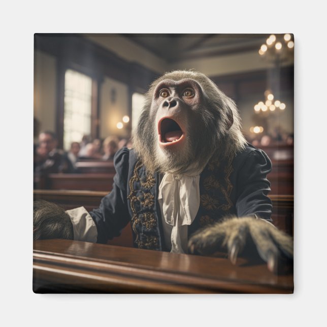 Íman Animais Distintos do Tribunal #6 (Frente)