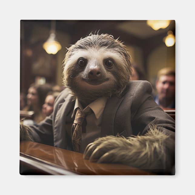 Íman Animais Distintos do Tribunal #8 (Frente)