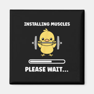 Íman Animais Instalando Músculos Fitness Musculação Ch