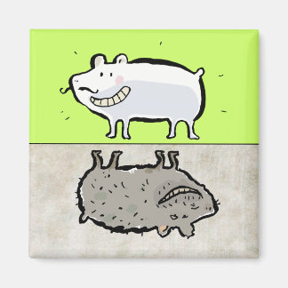 Íman animais limpos/sujos (máquina de lavar louça)