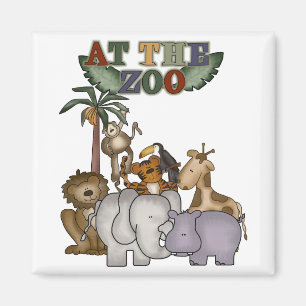 Íman Animais no camiseta e nos presentes do jardim