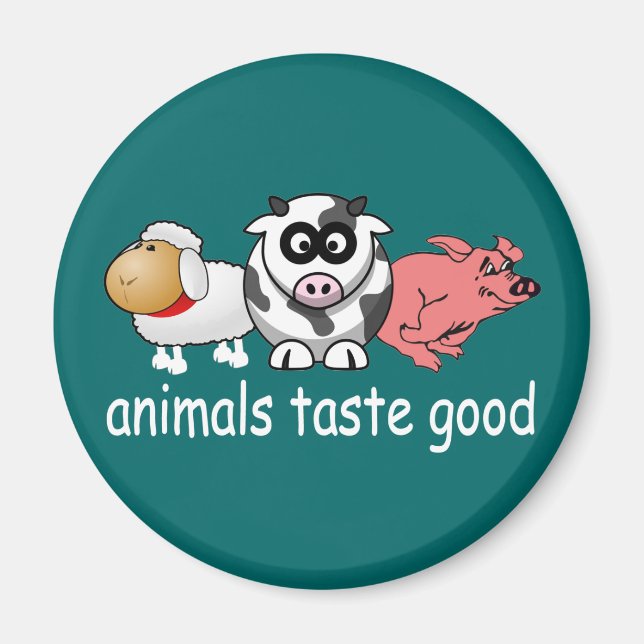Íman Animais Sabem Bem - Cor De Fundo Alterável (Frente)