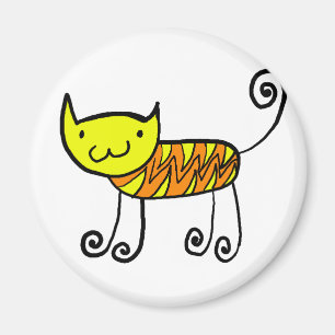 Íman animal bonito dos desenhos animados