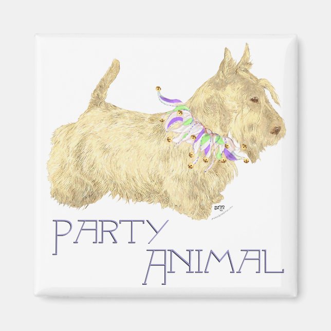 Íman Animal de Festa Scottish Terrier (Frente)