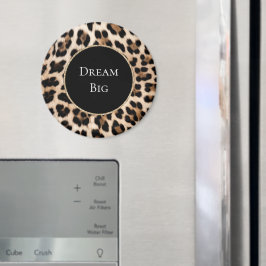 Íman Animal Leopardo Creme