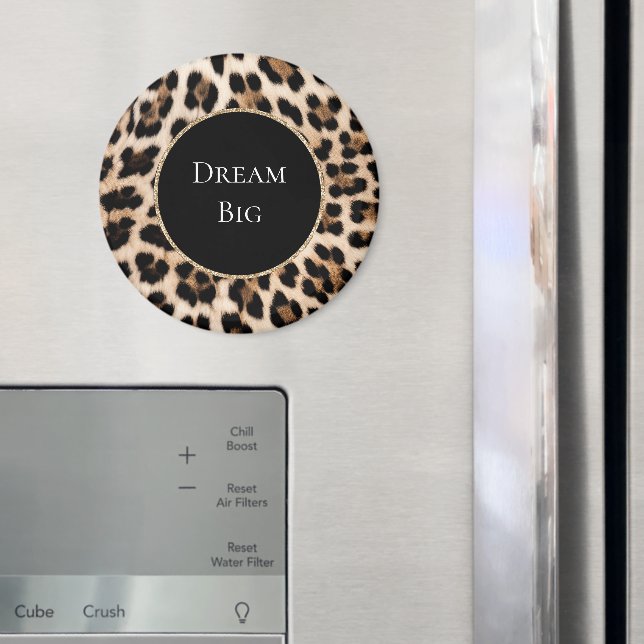 Íman Animal Leopardo Creme (In Situ (Fridge))