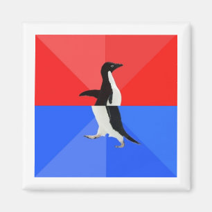 Íman Animal social confuso Meme do conselho do pinguim