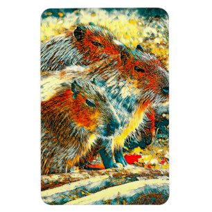 Íman AnimalArt_Capybara_005