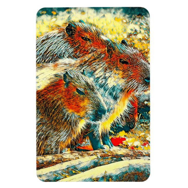 Íman AnimalArt_Capybara_005 (Vertical)