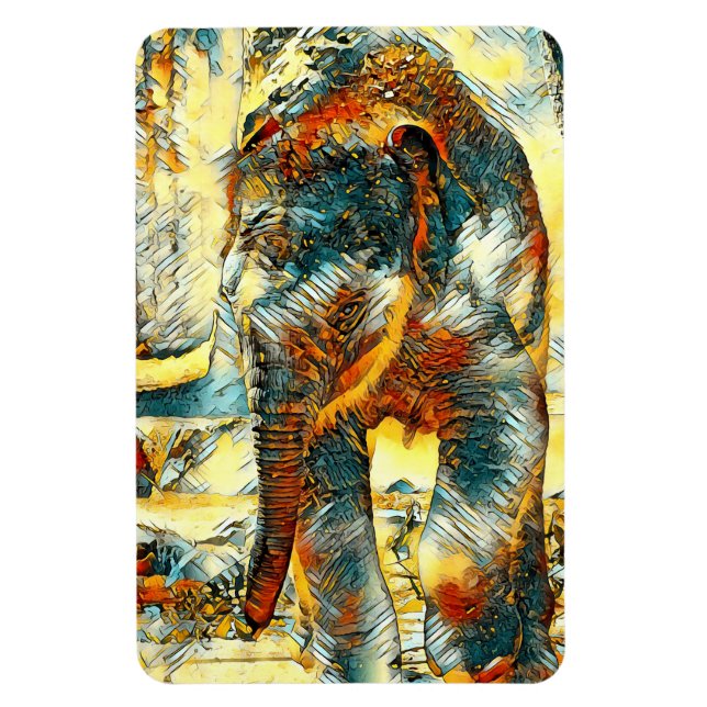 Íman AnimalArt_Elephant_012 (Vertical)