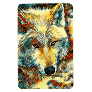 Íman AnimalArt_Wolf_003