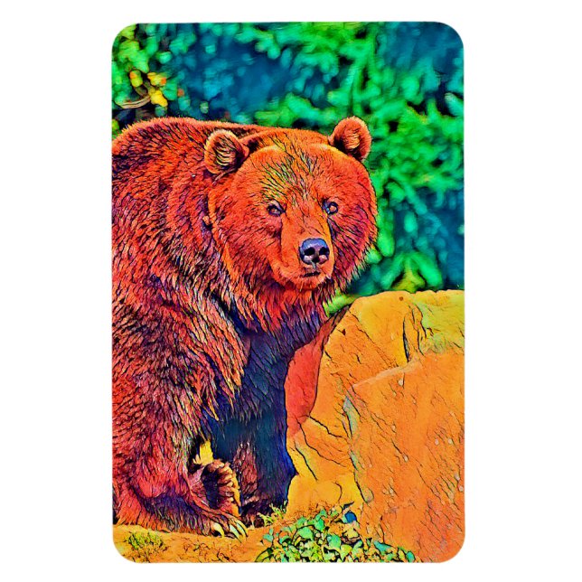 Íman AnimalColor_Bear_001 (Vertical)