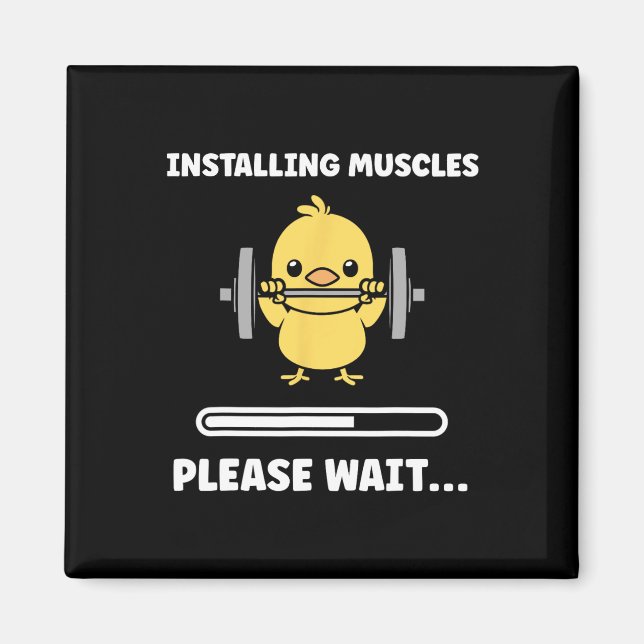 Íman Animals Installing Muscles Fitness Bodybuilding Ch (Frente)