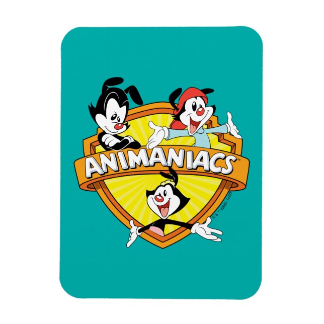 Íman Animaniacs | Warner Brothers & Sister WB Shield (Vertical)