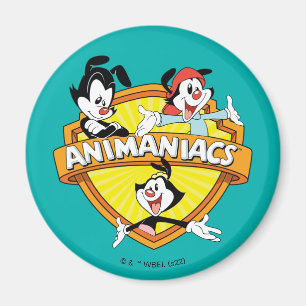 Íman Animaniacs Warner Brothers & Sister WB Shield