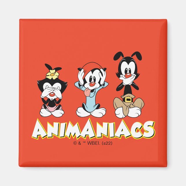 Íman Animaniacs | Warner Siblings "No Mau" Graphic (Frente)