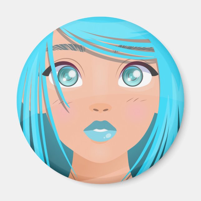 ÍMAN ANIME CARTOON GIRL (Frente)