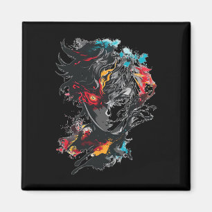 Íman Anime de Arte Anime Manga Motif
