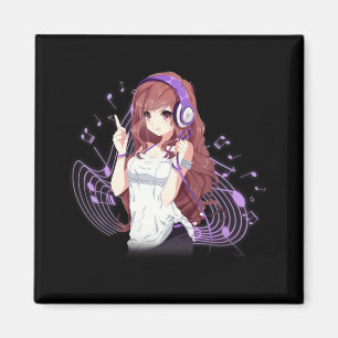 Íman Anime e Música Merch Kawaii Manga Otaku para Adole