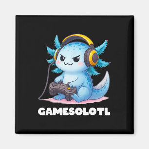 Íman Anime Gamesolotl Axolotl Boys 10-12 Kid Gamer Gami