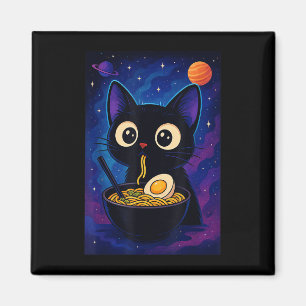 Íman Anime Kawaii Japonês Gato Ramen Graphic Engraçado 