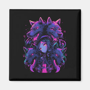 Íman Anime Manga Cyberpunk Aestética Techwear Harajuku