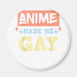 Íman Anime Me Fez Gay Engraçado Anime Meme LBTQ Orgulho