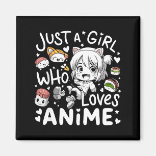 Íman Anime Para Garotas Adolescentes Apenas Uma Garota