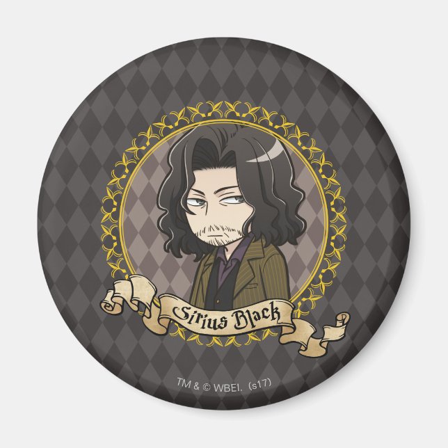 Íman Anime Sirius Black (Frente)