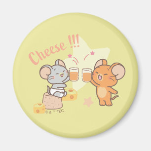 Íman Anime Tuffy e Jerry Cheers para Queijo