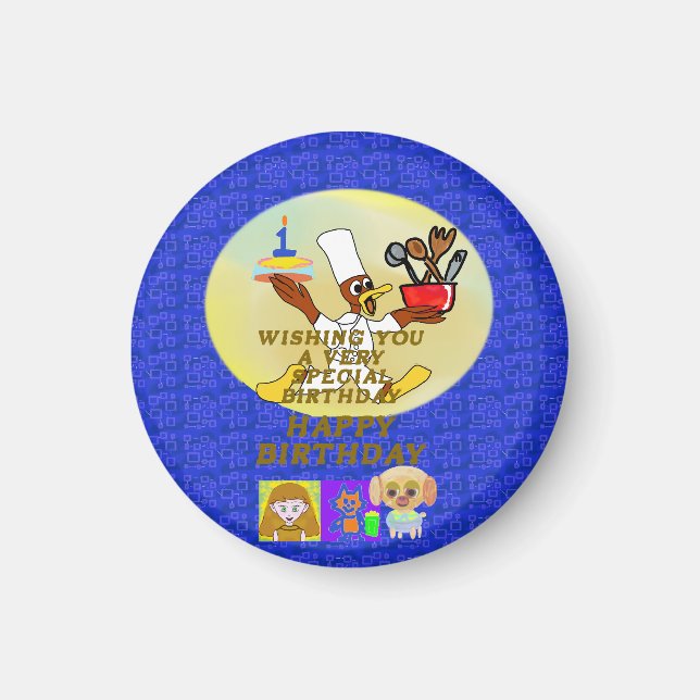 Íman Aniversário (Frente)