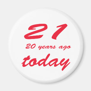 Íman aniversário 41