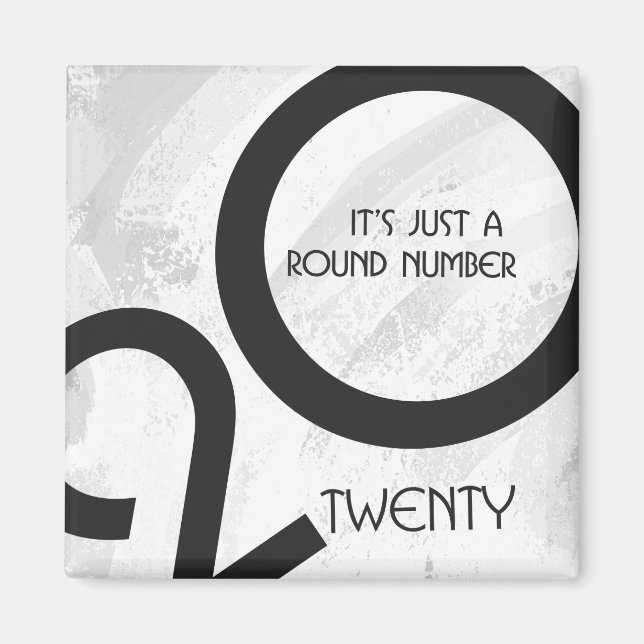 Íman Aniversário da Década Branca (Frente)