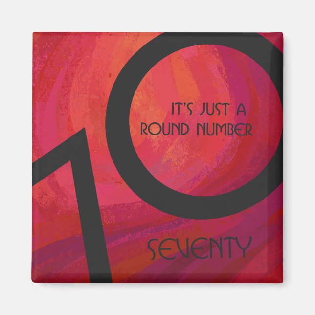 Íman Aniversário da Década Vermelha 70 (Frente)