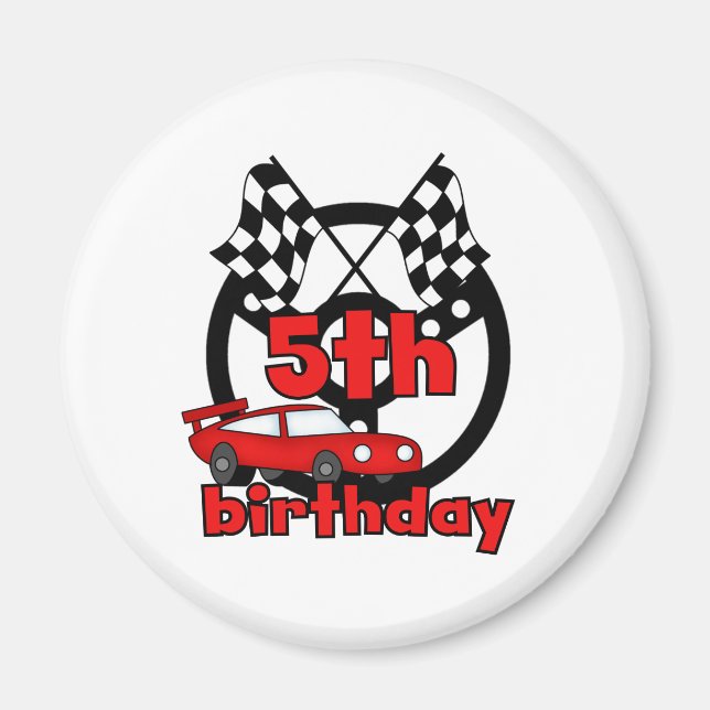 Íman Aniversário das corridas de carros 5o (Frente)